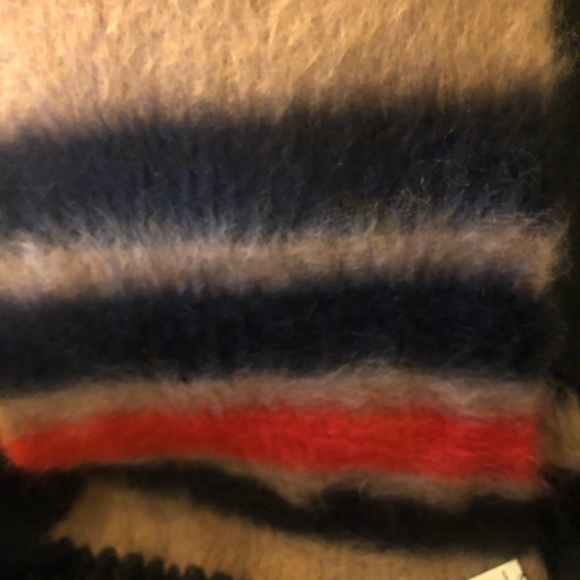 NWT $450 BURBERRY Graphic Stripe Mohair-Silk Scarf - Picture 12 of 14